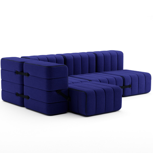 Flexibles kleines Ecksofa Curt
