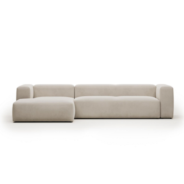 BLOK - Sofa 4 Sitzer mit Chaiselongue