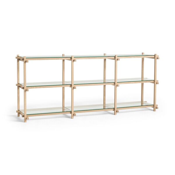 Niedriges Regal Woody Shelving 2.0 von Hay