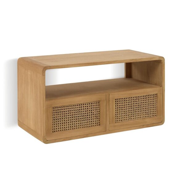 SABIELA - Meuble de salle de bain en teck 86 x 45 cm
