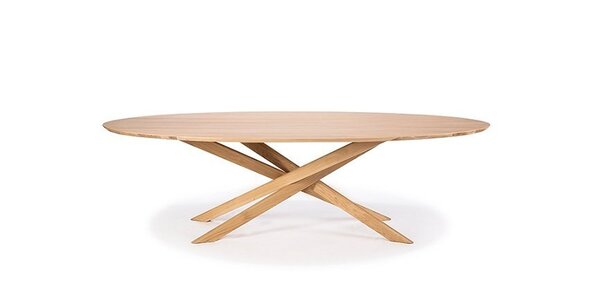 Oak Mikado Dining Table – Oval