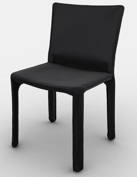 Cab 412 Stuhl Kernleder plus-Standard - 49 cm-Natur