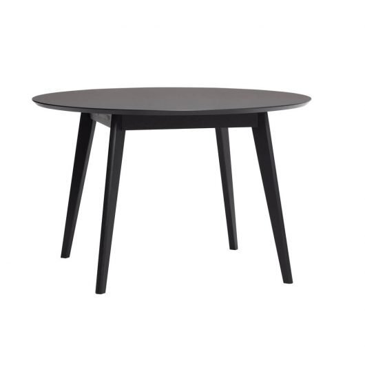 Stay Table à manger ronde noire