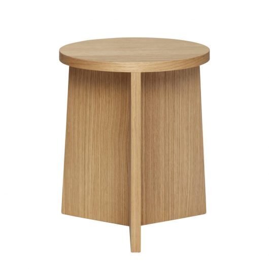 Split Hocker Naturfarben ø35xh42cm