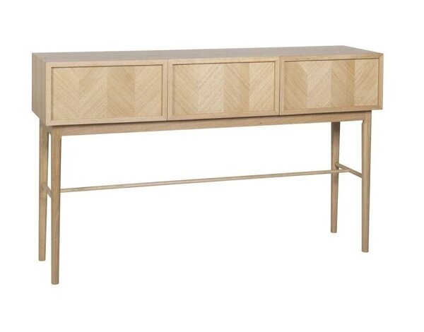 Herringbone Konsolentisch Schubladen Naturfarben
