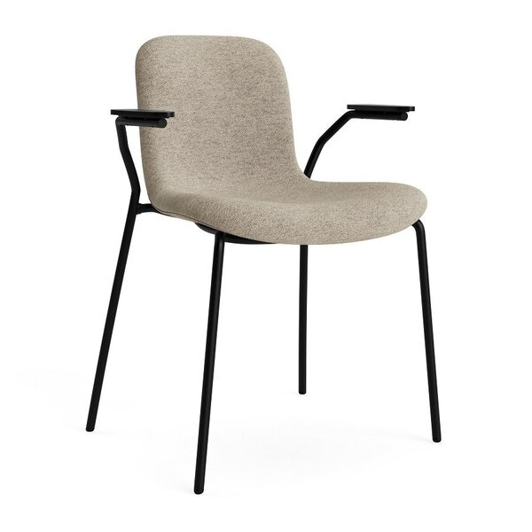 Langue Chair Soft Steel Armrest - Chaise avec accoudoirs