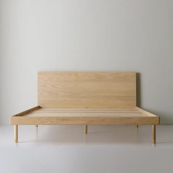 Simple Bed Walnut