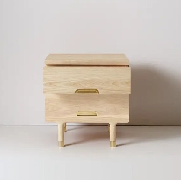 Simple Side Table Walnut