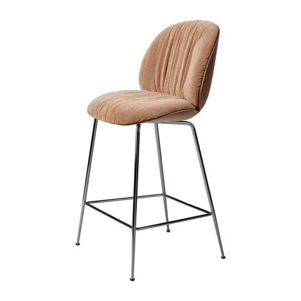 Beetle Soft : tabouret de comptoir avec rembourrage à l'avant