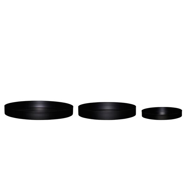 Embrace Soucoupes Noir (set de 3)
