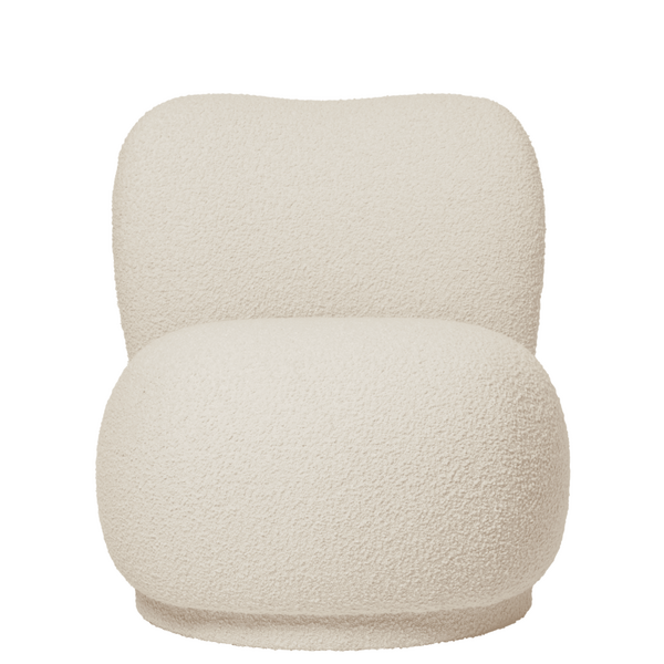 Rico Lounge Piccolo Swivel in Nordic Bouclé