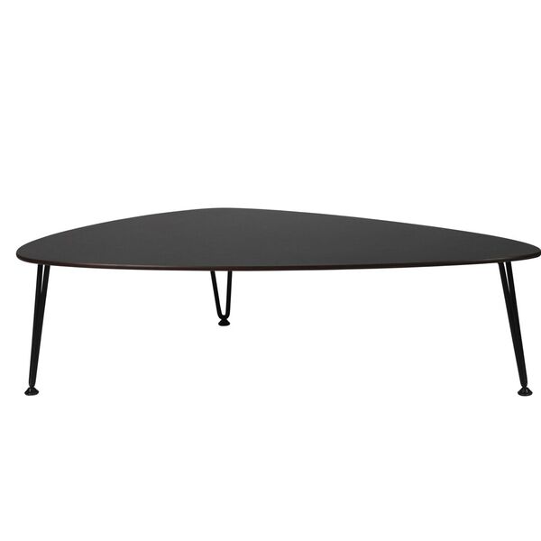 Rozy Coffee Table Black Outdoor Hpl Top Black