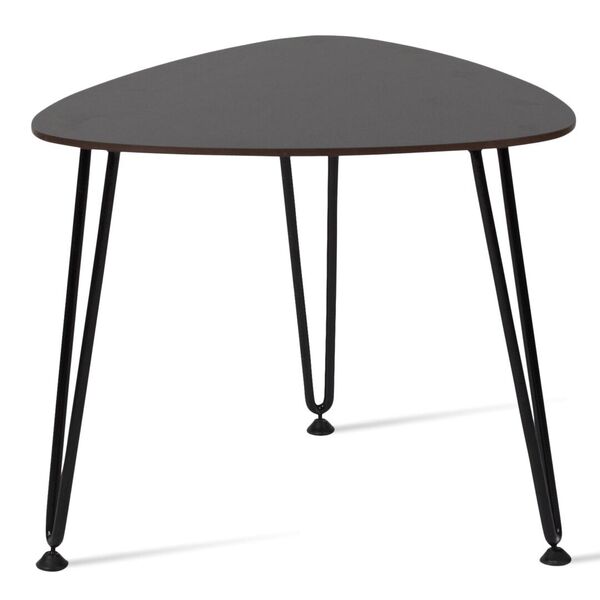 Rozy Side Table Black Hpl Top Black