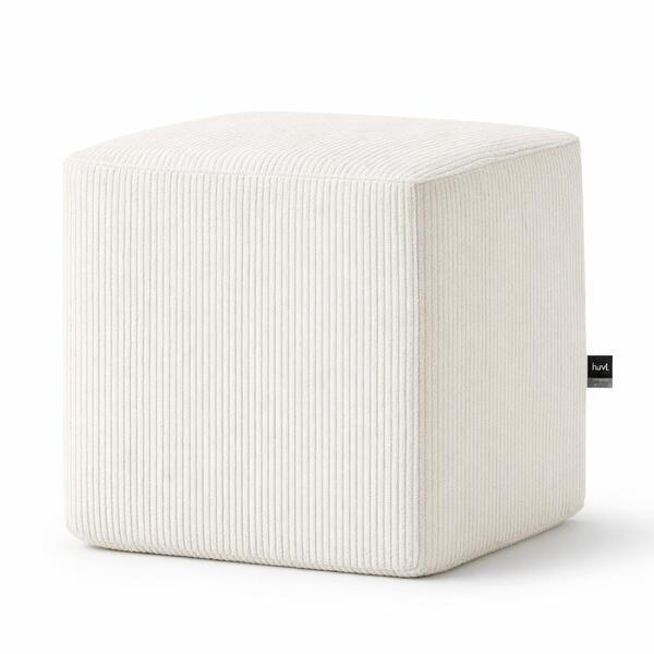 899 Tabouret de pied en tissu Prune