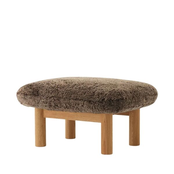Brasilia Sheepskin Ottoman