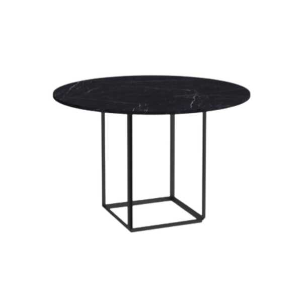 Florence Dining Table - Ø 120 cm w. Marble Table Top