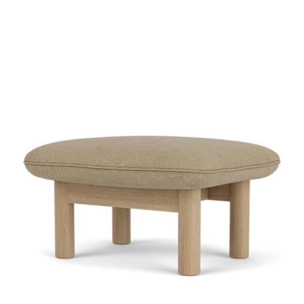Brasilia Sheepskin Ottoman