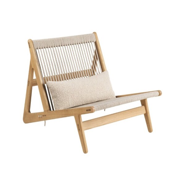 Fauteuil MR01 Initial Lounge avec coussins