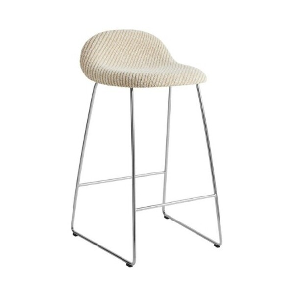 Tabouret de bar 3D entièrement rembourré