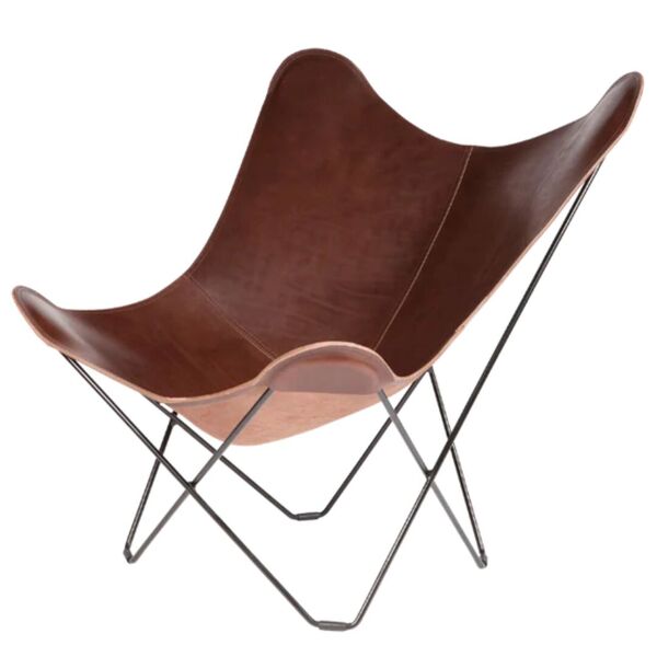Butterfly Chair in Leder von Cuero