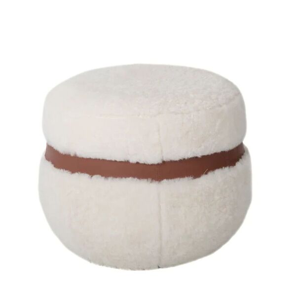 Cloud Sheepskin Pouf