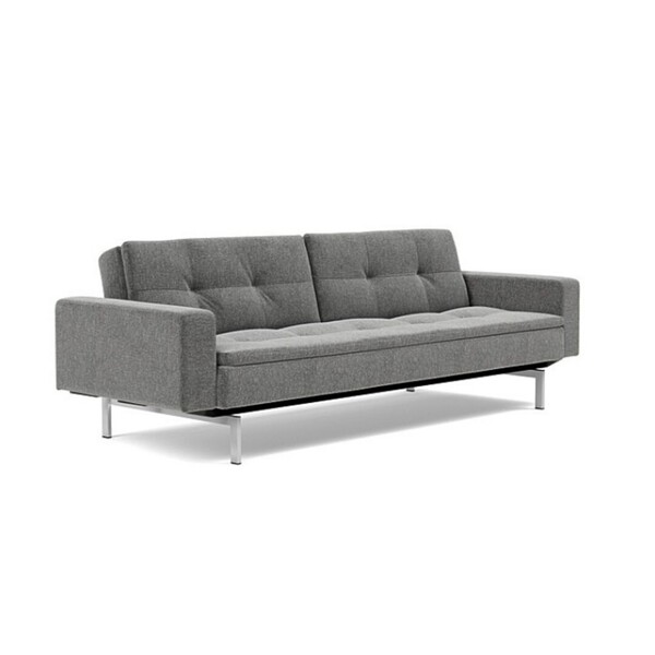 Chrom Schlafsofa mit Armlehnen