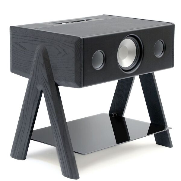 Cube Leather & Wood - Acoustic Furniture - Lautsprecher