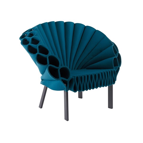 Peacock Sessel - Blau 1713