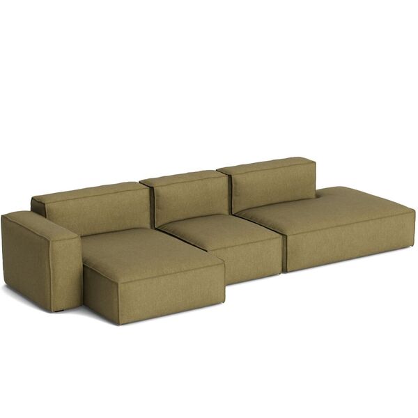 Abnehmbarer Bezug: 3-Sitzer Modularsofa Mags Soft Kombi 4 von Hay