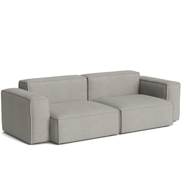 Abnehmbarer Bezug: 2.5-Sitzer Modularsofa niedriger Armlehne Mags Soft Kombi 1 von Hay