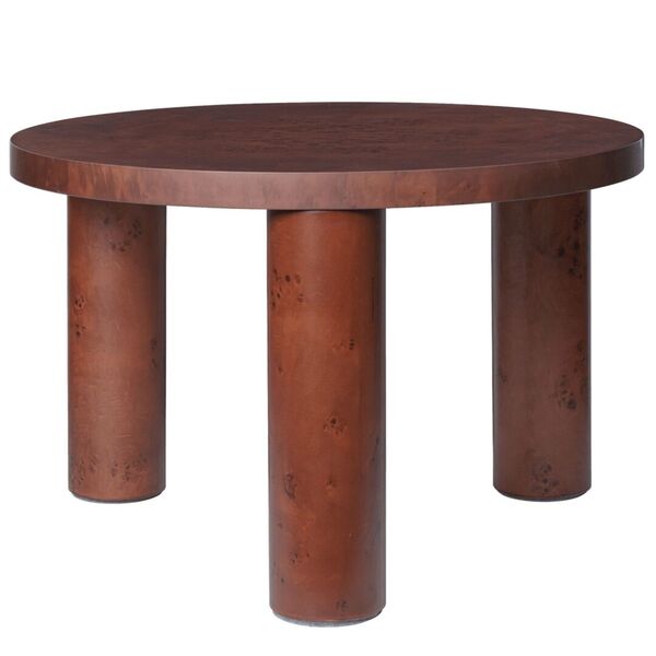 Kleiner runder Pappel Kaffee-Tisch Post von Ferm Living