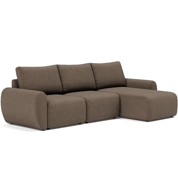 Innovation Living Norum Schlafsofa mit Chaiselongue und Curve-Armlehnen