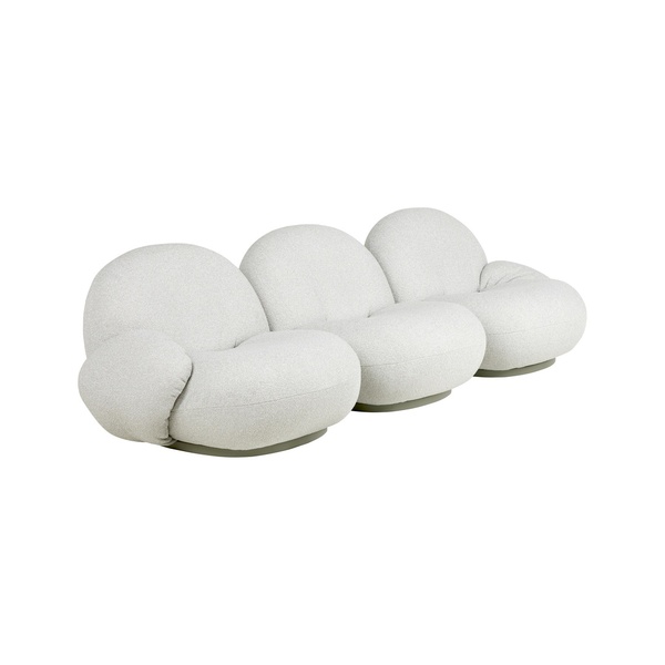 Pacha Outdoor Sofa - Fully Upholstered, 3-Seater with Armrests
