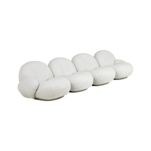 Pacha Outdoor Sofa - Fully Upholstered, 4-Seater with Armrests