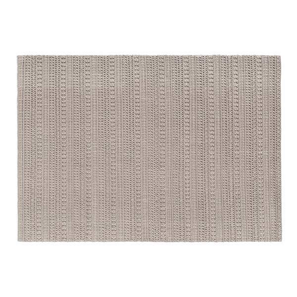 Hand knitted felt rug