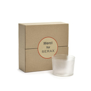 Warehouse sale: Glass set Merci with structure