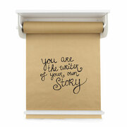 Wall mount with paper roll