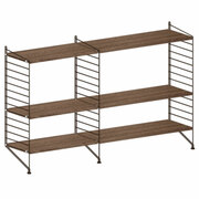 Wall shelf String with 3 short & 3 long shelves