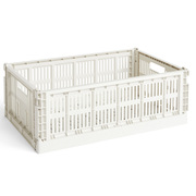 Aufbewahrungsbox mit Metalldeckel Colour Crate L von Hay