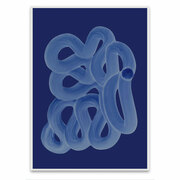 Art Print Blue Brush