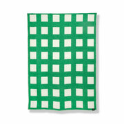 Couverture en laine Gate en vert