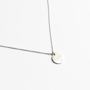 Fine engraving necklace Love Deeply Life Simply