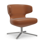 Comfortable Petit Repos armchair from Vitra in leather versions