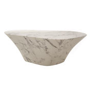 Oval Couchtisch Marble Look von Polspotten