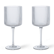 Set of 2 Ripple red wine glasses from Ferm Living