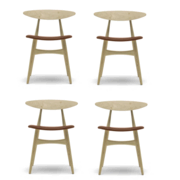 4er Set Stuhl CH33P von Carl Hansen 