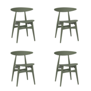 4er Set Stuhl CH33T in Farbe von Carl Hansen