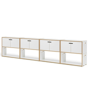 Buffet large empileur haut avec portes