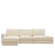 5-seater modular sofa with chaise longue Alea by Kave Home