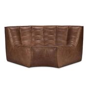 Round sofa corner module N701 from Ethnicraft at a 90° angle